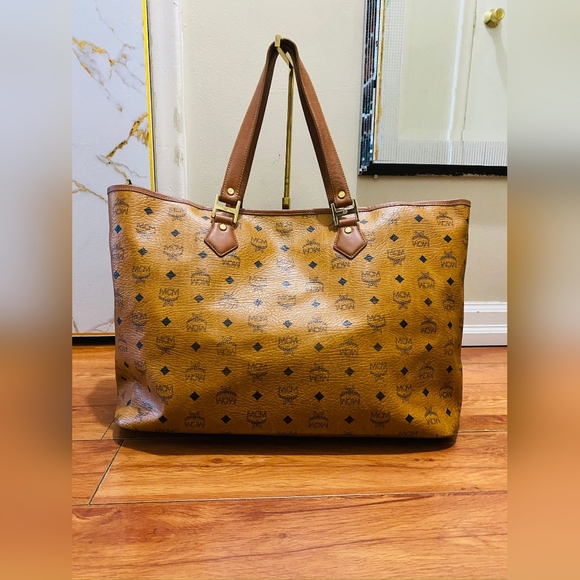 SOLD!!Authentic MCM Large tote - Picture 10 of 12